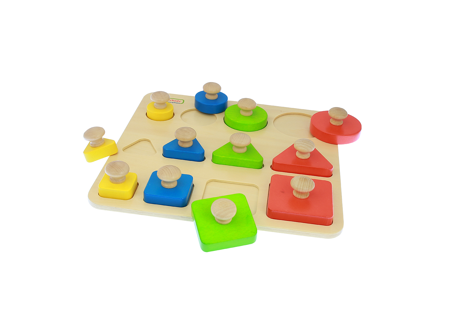 Shape、Size and Color Learning Peg Puzzle